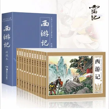 12 Ks/Pack Klasickej Starovekej Čínskej Komické Knihy Cesta na Západ a Peniaze Kráľ