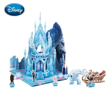 Disney Mrazené Aisha 3D Rozmerov puzzle Ľad a Sneh Palác 3D Puzzle Deti Vzdelávacie hračky puzzle deti hračky pre deti