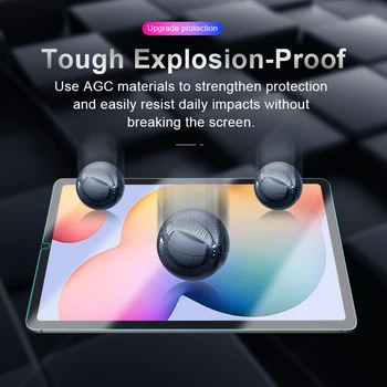 Tvrdené Sklo pre Samsung Galaxy Tab S6 Lite 10.4 P610, Screen Protector pre Galaxy tab S7 Plus, S6 SM T860