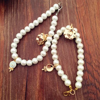 10Pcs DIY Pearl Keychain Ženy Trinket Pre dámske kabelky Peal Korálky Keyring Krúžok Pre Šperky, Takže Príslušenstvo