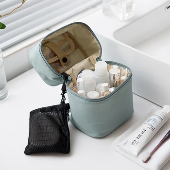 Cestovné skladovanie taška pre tvoria organizátor Valcovité, aby skladovanie tašku/prípady make-up taška kozmetická prípadoch organizátor tašky Vedierko