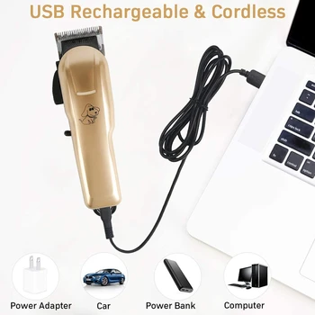 Benepaw Profesionálne Psa Zastrihávač Chĺpkov USB Nabíjateľné Nízka Hlučnosť Akumulátorové Elektrické Pet Clipper Bezpečné Šteňa Kit Kat Starostlivosti