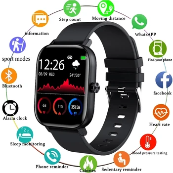 LIGE Nové Mužov Smart Hodinky, Náramok Muži Ženy Šport Hodiny Monitor Srdcového rytmu Spánku Monitor Bluetooth Hovor Smartwatch pre telefón