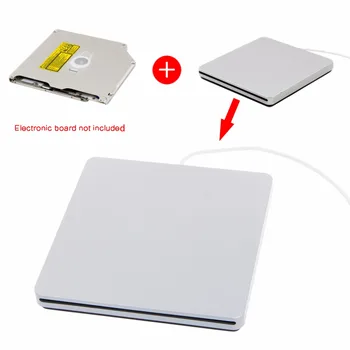 Externý USB disk CD, DVD RW Krytu Prípade pre Macbook Pro Air Optickej Jednotky