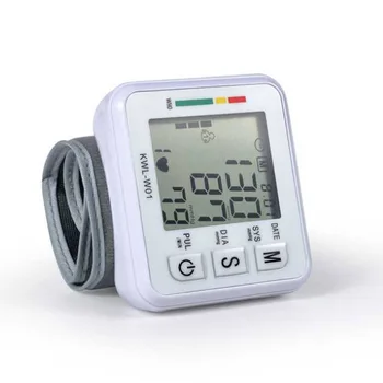 Domov zdravotnej starostlivosti krvného tlaku merač Pulzu meranie nástroj Prenosné LCD Hornej končatiny Krvný Tlak Monitor Tonometer stroj