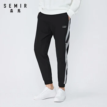 SEMIR Bežné nohavice muži jeseň nové športové nohavice kórejský trend mužov nohavice prekladané stráže mužov bežné nohavice
