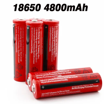 Kedanone 18650 Batterij 3,7 V 4800 Mah 18650 Li-Ion Oplaadbare Batterij Voor Led Zaklamp Z Elektronische Gadget + Gratis Verzend