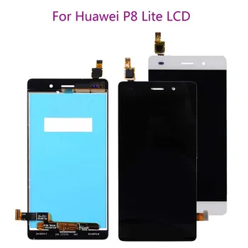 LCD Pre Huawei P8 Lite ALE-L21 ALE-L23 ALE-L04 S LCD Displej Dotykový Displej Digitalizátorom. Montáž Nahradenie P8 Lite Displej