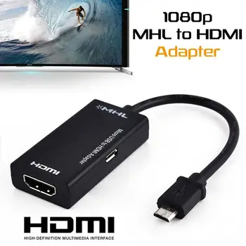 S2 Micro USB do 1080P HDMI Adaptér Converter kábel kábel adaptéra pre Android Samsung Huawei Revolúcie MICRO HDMI