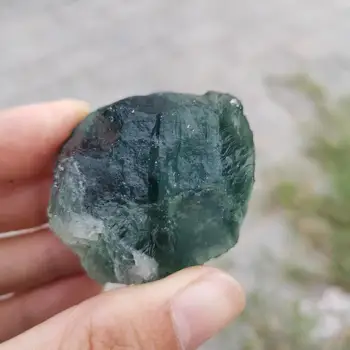 70g Prírodné Modré fluorite Minerálne Specime surového kameňa crystal reiki liečenie