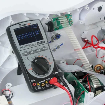 Upgrade MT8206 Ručné LED Scopemeter Osciloskop Multimeter Napätie /Prúd/Odpor Automatický Priebeh Snímania Testovacích Nástrojov