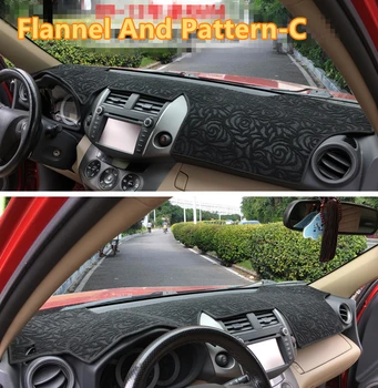 Pre ford s-max 2006-Flanelové dashmats auto-styling príslušenstvo panel kryt dash pad 2007 2008 2009 2010 2011 2013