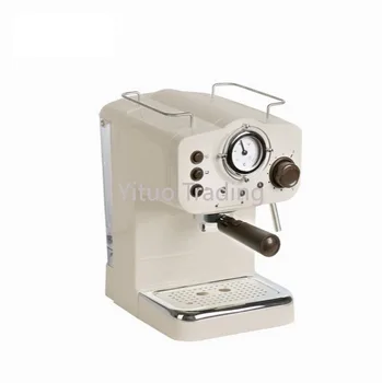 Domácnosti Parný kávovar 15bar Vysoký Výkon Tlaku Typ Malé Mlieka, Peny, Mini Semi-automatic Retro Espresso kávovar