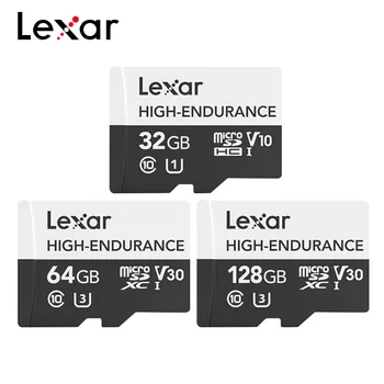 Lexar Vysoká Odolnosť Pamäťovú Kartu 128 gb kapacitou 64GB SDXC U3 V30 C10 SDHC 32GB Max 100MB/s Transflash karty Microsd Pre Pomlčka Fotoaparát
