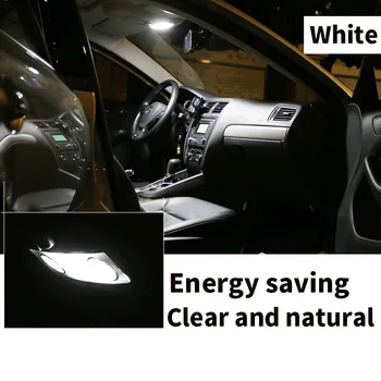 13pcs Svetlé Auto Interiérové LED Žiarovky Biela, Canbus Auta Pre rok Volkswagen VW Jetta 6 MK6 VI Mapu Dome Zrkadlo na líčenie Lampa