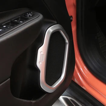 Xburstcar Auto na Jeep Renegade 2016 2017 2018 2019 2020 ABS Chrome Interiérové Dvere Reproduktor, Audio Krúžok Výbava Príslušenstvo
