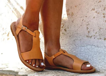 BONJOMARISA Úplne Nová Móda Plus Veľkosť 34-48 Ríme dámske Topánky Žena Bežné Strany Hot Predaj Letné Sandále 2020 Ženské Topánky