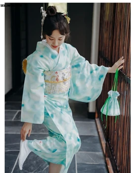 2020 Pôvodné Kimono Príslušenstvo Japonský štýl cherry kvetinový tlač bedrový Pás
