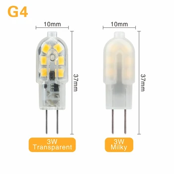 5 ks/veľa G4 G9 LED Svietidlo 3W 5W AC 220V DC 12V LED Žiarovka SMD2835 Pozornosti Luster Kvalitné Osvetlenie Nahradiť Halogénové Žiarovky