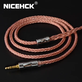 NICEHCK C16-3 16 Jadier Vysoká Čistota Medi Kábel 3.5/2.5/4.4 mm Konektor MMCX/2Pin/QDC/NX7 Konektor Pre KZZAX CCATRN TFZ NX7 MK3/DB3