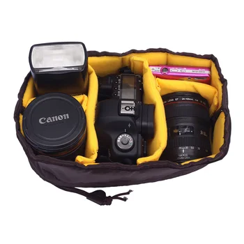 Selens Flexibilné Fotoaparátu vložte Oblasť Čalúnená Taška Prípade pre Canon, Nikon, Sony DSLR SLR fotoaparát Objektív