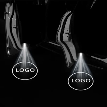 HD Laserové Led Auto Premietacie Dekorácie Vitajte Svetlo Automobilový Logo Zdvorilosť Tieň Lampa Auto Styling Príslušenstvo 1 KS