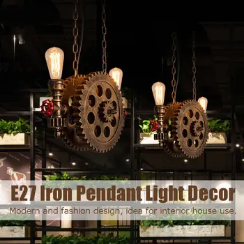 E27 Priemyselné Štýl Výstroj Prívesok Svetlo Vintage Lampa Bar, Reštaurácia, Domáce Zariadenie, Dekorácie Osobnosti Vnútorné Osvetlenie 110-240V