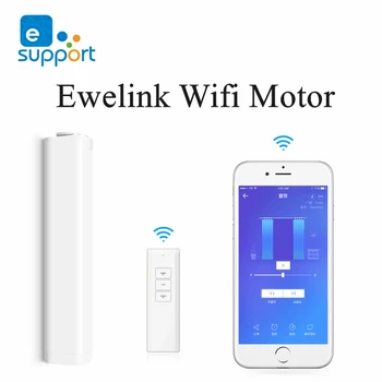 Ewelink Wifi Záves Motora Pre Smart Home Opony Systém Kontroly Elektrických Hliníkovej Zliatiny Opony Železničnej Rod Trati