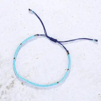 KELITCH Nové Ručné Bracele Miyuki Osiva Korálkové Priateľmi Náramky, Módne Jeden Produkt Kúzlo Tenké Lano Náramky