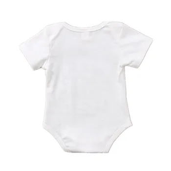 Dieťa Novorodenca Dievčaťom, Rovnako Ako Moja Teta Oblečenie Biele Romper Lete Cottoon Jumpsuit Playsuit Biela 0-18 M Inafnt