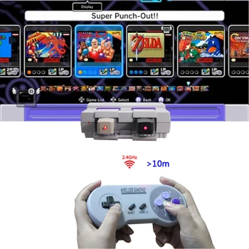 Bezdrôtové Gamepads 2.4 GHZ Joypad Ovládač Controle Radič pre Prepínanie Super Nintendo SNES Klasické MINI Vzdialenej Konzoly