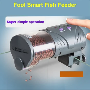 Akvárium Krmivo Plne Automatický Podávač Akvárium Smart Načasovanie Mini Auto Ryby Podávač Multi-funkčný Praktický Dávkovač Potravy