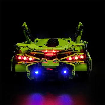 LED Osvetlenie Držiak Pre Lamborghini SIAN FKP37 42115 (LED Zahrnuté Len, Č Kit) Pre Deti Vzdelávania Hračky-Diaľkové Ovládanie Verzia