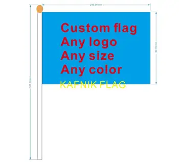 5 ks/ 14*21 cm Visí vlajka logo spoločnosti dizajnom prispôsobiť vlajka vlastné strane vlajky,doprava zdarma