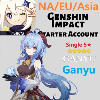 Ganyu Genshin Vplyv 5 Star 