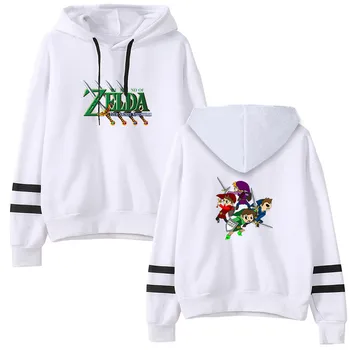 Legend of Zelda Anime Hoodies Mikina 2020 Teplá Zimná Bunda s Kapucňou, Muži Hrubé Kapucňou Lumbálna Streetwear Hip Hop Oblečenie