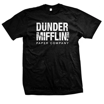 Úrad TV Show Dunder Mifflin Papier pánske T-shirt(S-XXXL)