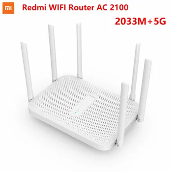 Xiao Redmi AC2100 Router Gigabit 2.4 G 5.0 GHz Dual-Band 2033Mbps Bezdrôtový Router Wifi Opakovač So 6 Vysoký Zisk Antény Širšie