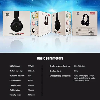 !ACCEZZ 2020 Bluetooth Slúchadlá Bezdrôtové Aktívne potlačenie Šumu Slúchadlá 5.0 3D Basy Stereo Gaming Headset s Mikrofónom TF Karty