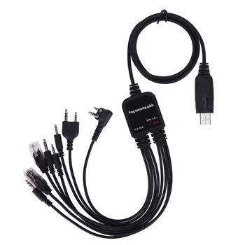 8 v 1 Programovanie USB Kábel pre Baofeng Prenosné Rádia pre MOTOROLA AXU4100 Kenwood TYT QYT viacerých Rádiách