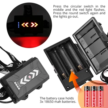 8000LM najsilnejší XHP90.2 LED Svetlomet USB Nabíjateľné Svetlometu Nepremokavé Zoom Rybárske Svetlo Používať 18650 Batérie XHP70 V6
