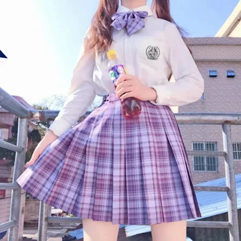 Japonské Školy Šaty JK Uniformy Námorník Vyhovovali Cosplay Tričko Skladaná Sukňa Kravatu 3-Pc Školskú Uniformu Pre Dievčatá Študentov Anime Sady