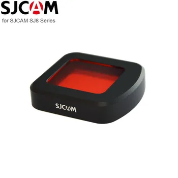 Pôvodné SJCAM SJ8 Pro Ponoriť Filter Vodotesné púzdro Prípade Objektív Červený Filter Pre Ochranu SJCAM SJ8 Vzduchu / Plus Akcia Fotoaparát