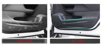 Na Honda CRV 2013 až 2016 Príslušenstvo karbónová Nálepka Dvere Auta Anti-kop Ochranu Podložky Nálepky, interiérové dvere Styling C238