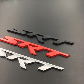 Prednej maske SRT Logo Odznak Pre Dodge Journey Kaliber Challenger Durango RAM Pomstiteľ Nabíjačku Viper Nitro Štítku Vozidla Styling