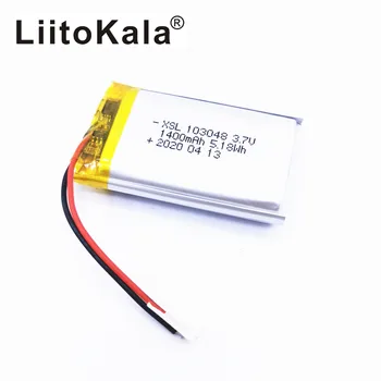 XSL 3,7 V 103048 1400mAh Nabíjateľná Lítium Li-polymérová Batéria Náhradná Batéria DIY Batérie Pre MP3, MP4 DVD Reproduktor Fotoaparát