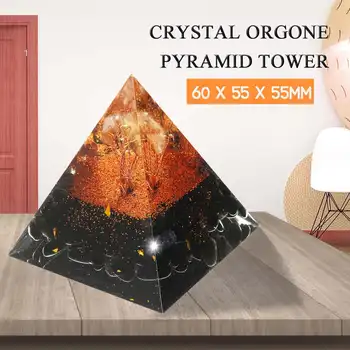 Crystal Ametyst Energie Kruhu Liečivý Kryštál Reiki Pyramídy Čakier Prírodného Kameňa Orgone Orgonite Pyramídy Fengshui Domova
