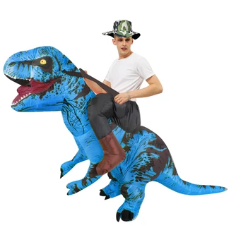 Hot Predaj Dospelých Halloween Cosplay Kostýmy Vyhodiť Dinosaura T-rex Nafukovacie Kostýmy Strany Úlohu Hrať Maskot Disfraz pre Človeka
