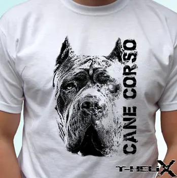 Nové Letné Módy Mužov T Jednoduché Tričko-Krátke Rukávy Bavlna T-Shirt Cane Corso Hlava - Pes Prispôsobiť Tričká