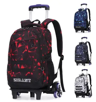 ZIRANYU deti Školy Koľajových batoh Pre teenagerov cestovné vozíka vak Študentský batoh na kolieskach školy Kolesových batoh taška